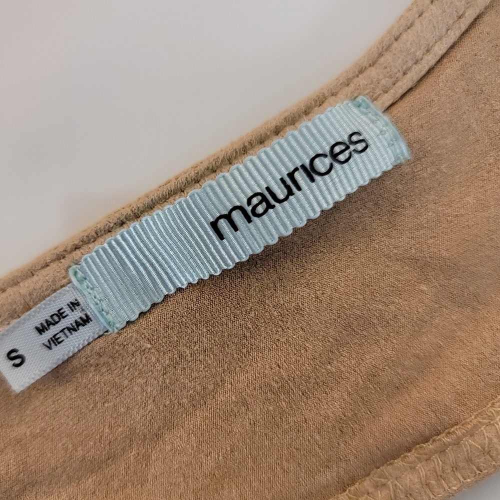 Maurice's Flowy Faux Suede Top - Picture 3 of 6